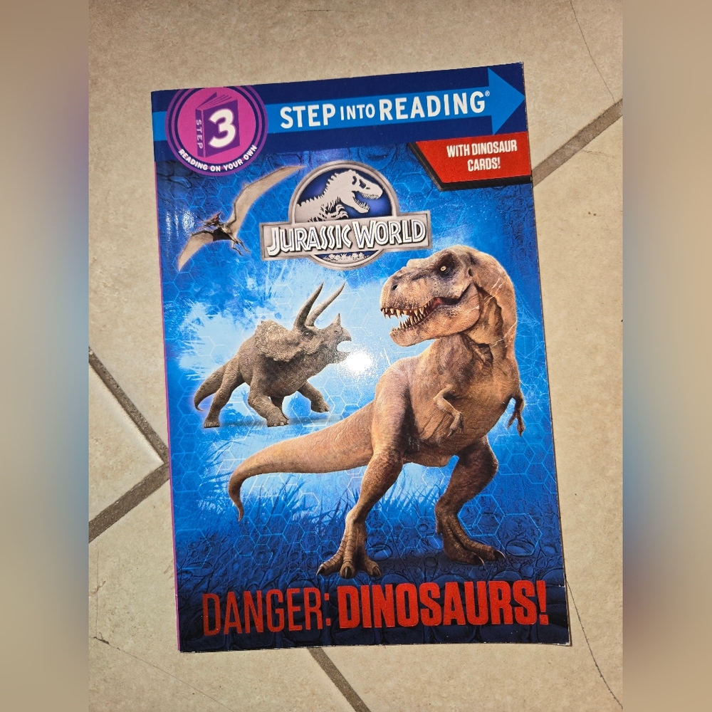 Children's Book Jurassic World Danger Dinosaurs Step 3